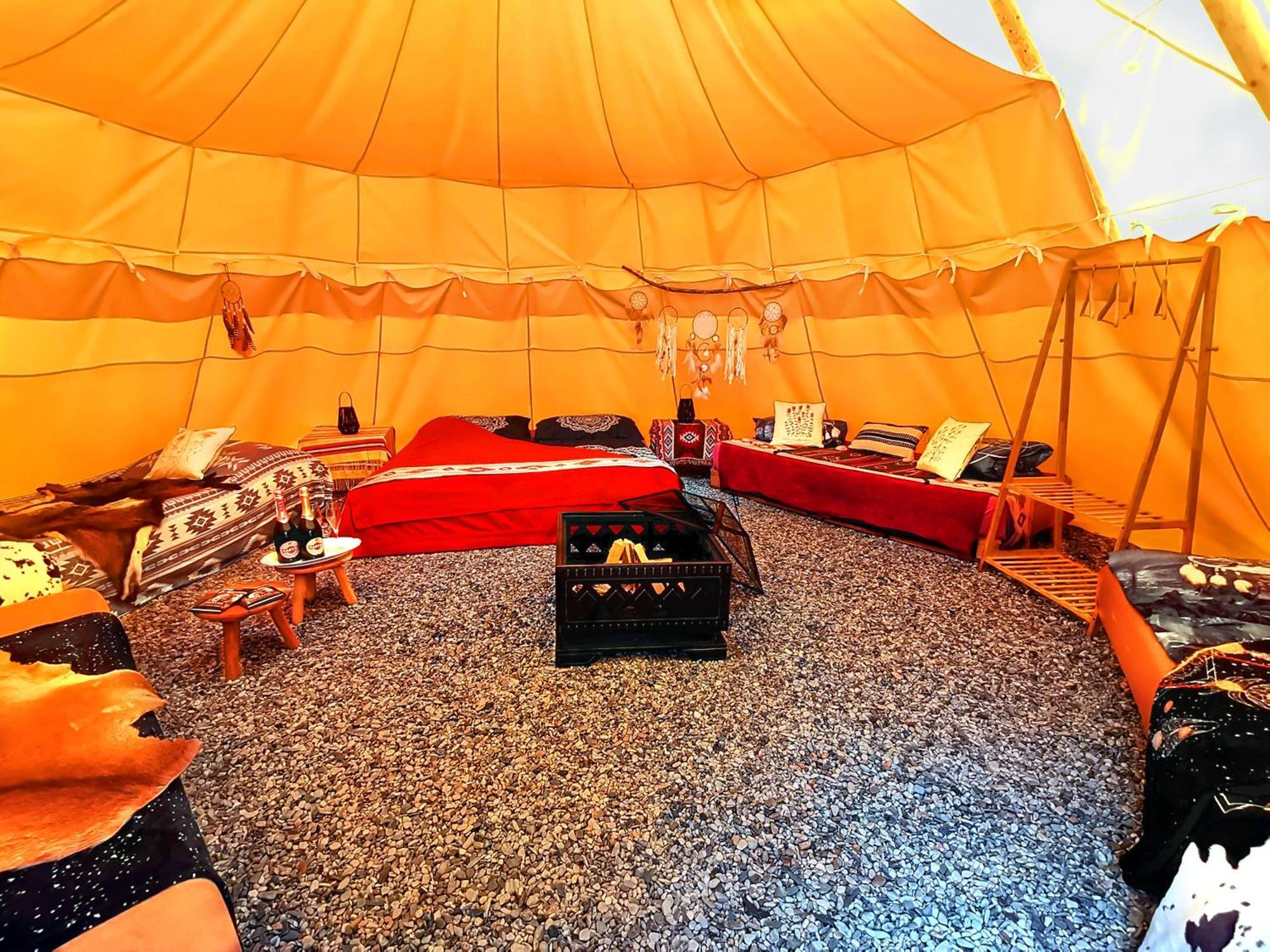 Hotel Teepee Camp Lounky Chodouny Esterno foto