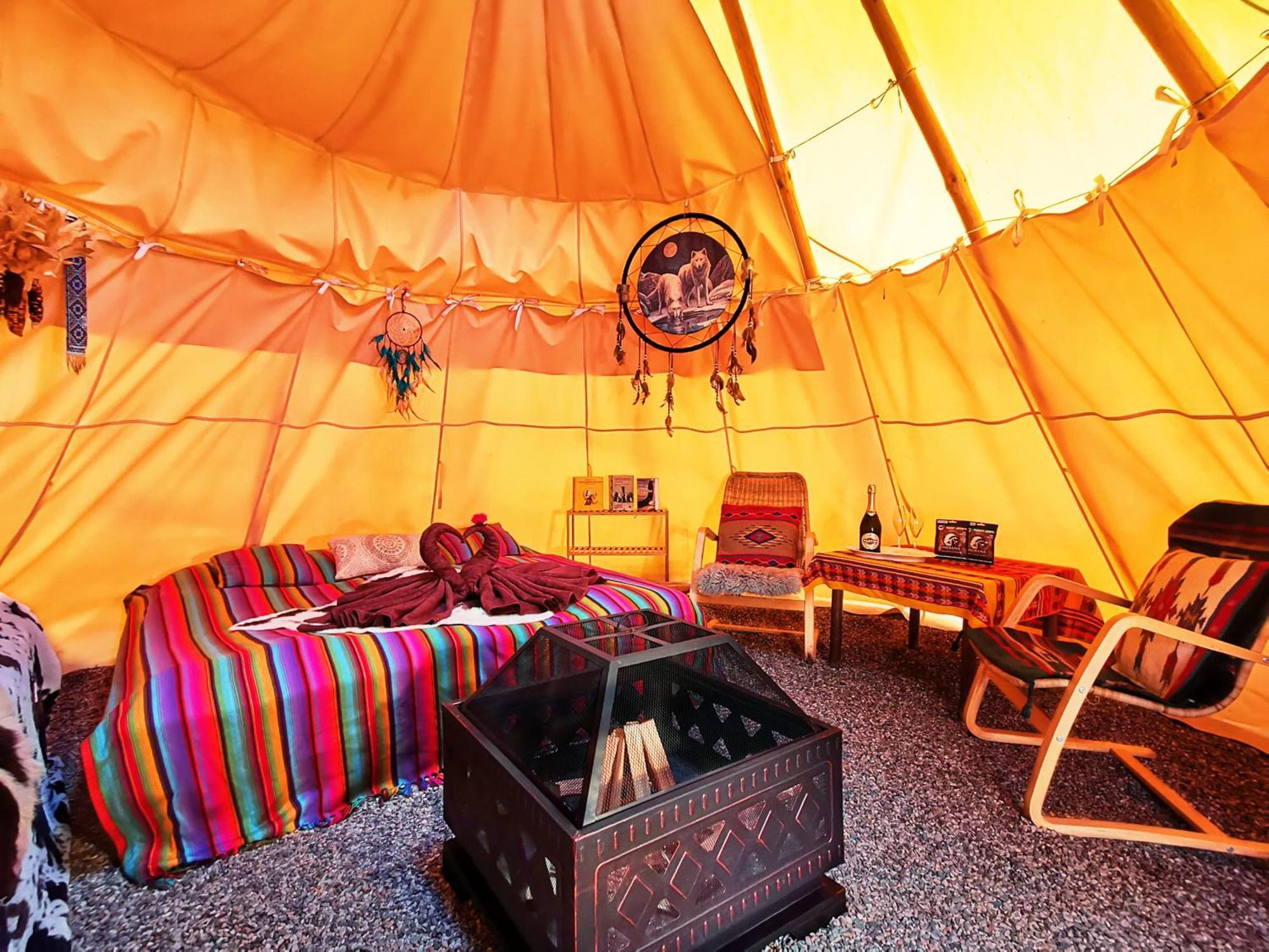 Hotel Teepee Camp Lounky Chodouny Esterno foto