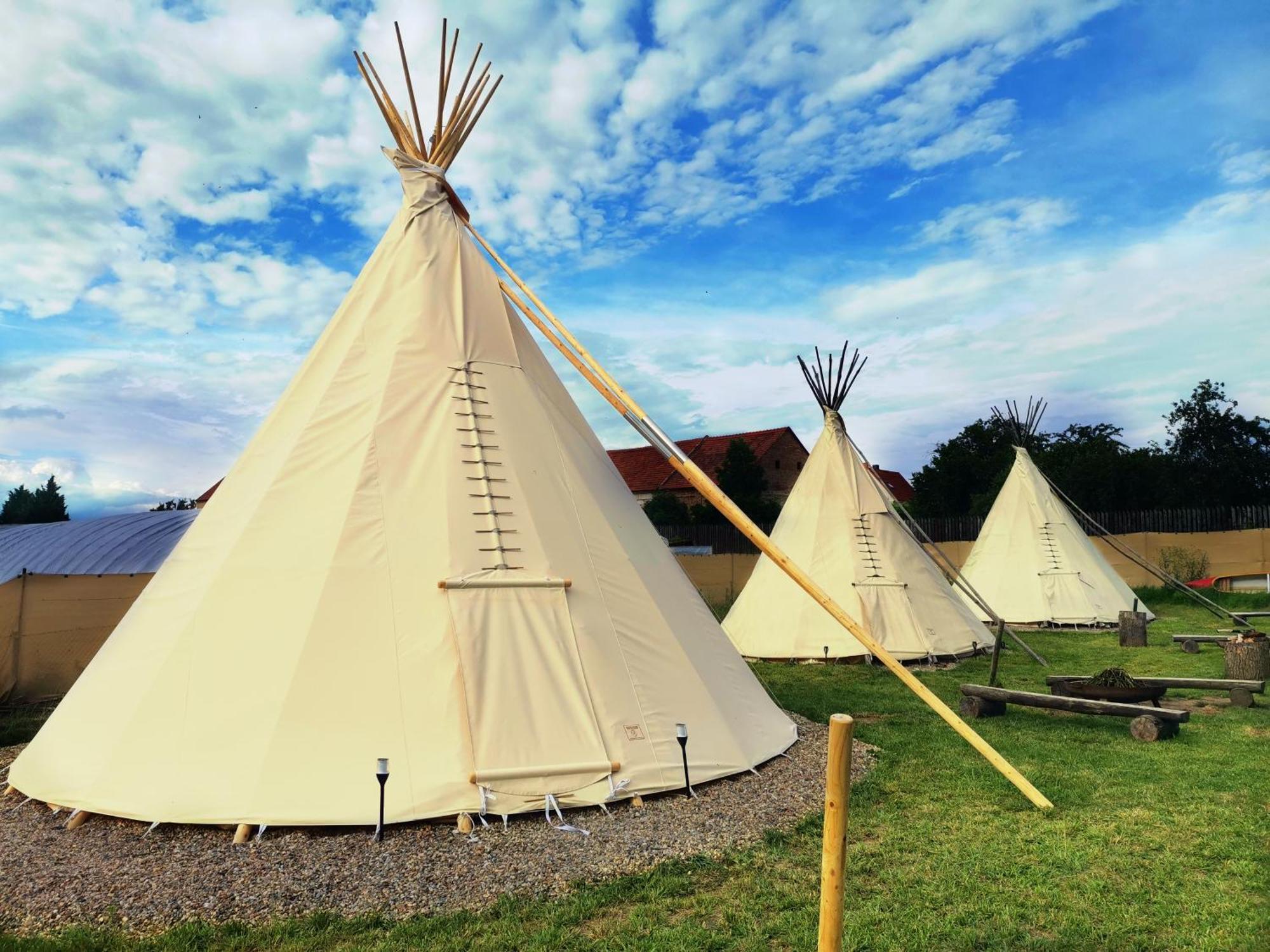 Hotel Teepee Camp Lounky Chodouny Esterno foto